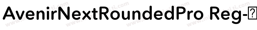 AvenirNextRoundedPro Reg字体转换